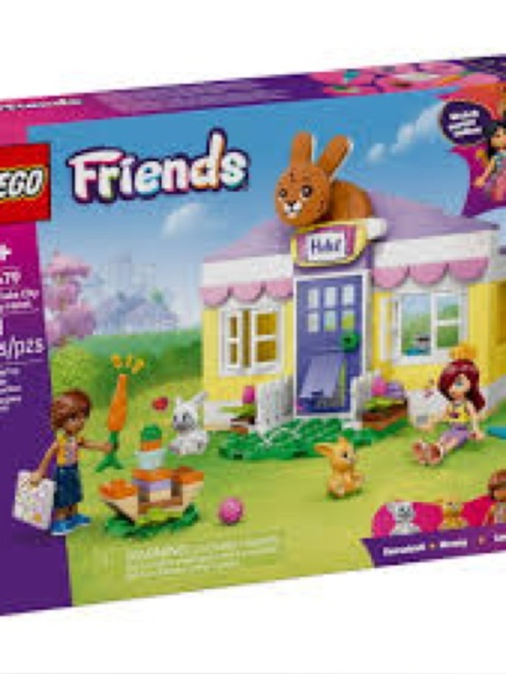 Lego Friends Yellow and Purple Bunny Care Playset